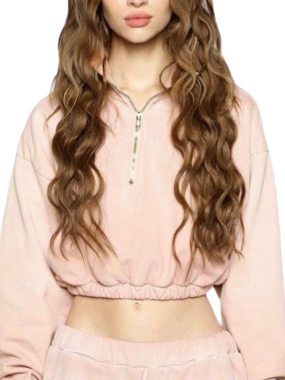 Ariel x Boys Lie Caught Blushing Quarter Zip Pullover - Size XS/S
